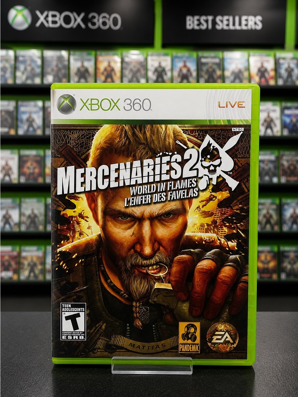 Mercenaries 2: World in Flames Xbox 360 Game Complete CIB EA Action Adventure